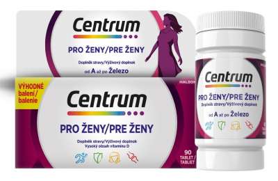 Centrum multivitamín pro ženy 90 tablet